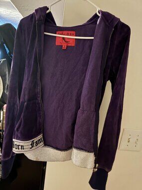 Purple Velor Track Suit